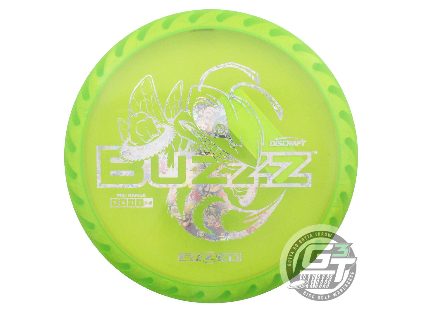Discraft Fuzed Line Buzzz w/ Saw Pattern Midrange Golf Disc (Individually Listed)