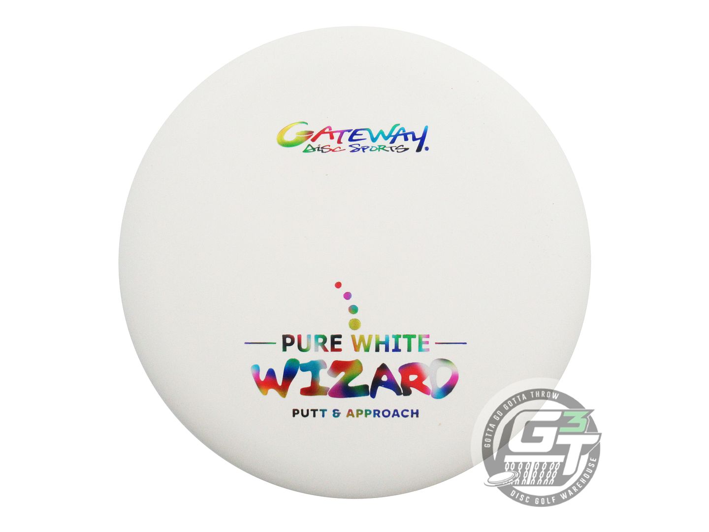 Gateway Pure White Wizard Putter Golf Disc (Individually Listed)