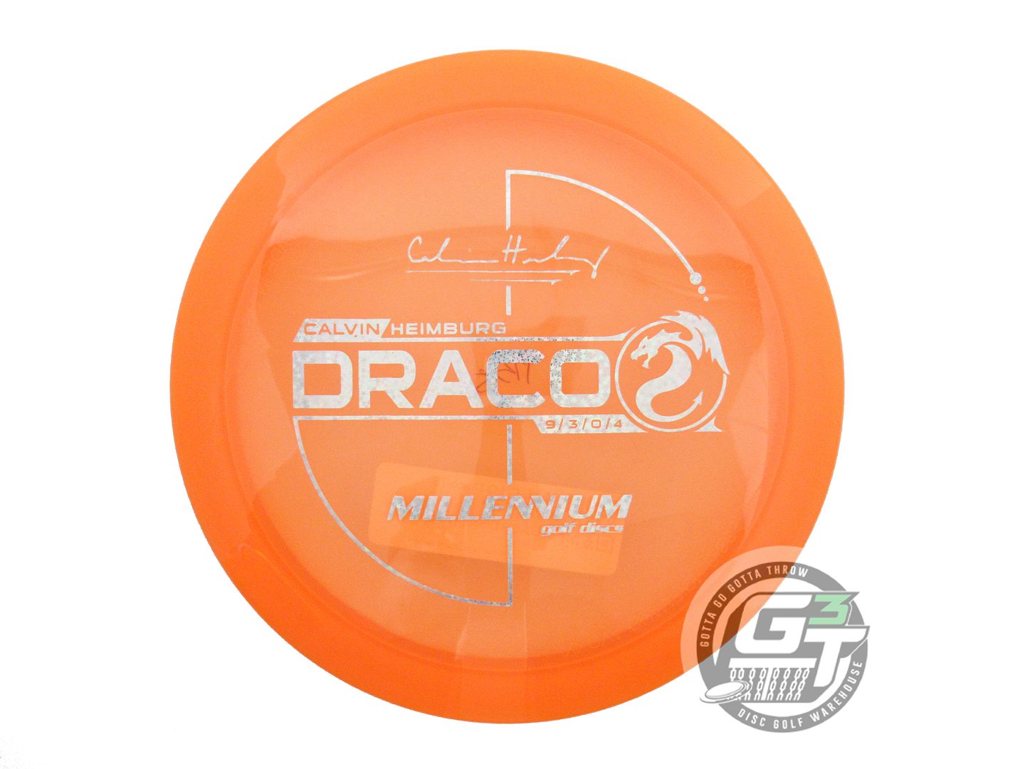 Millennium Calvin Heimburg Signature Flat Top Quantum Draco Distance Driver Golf Disc (Individually Listed)