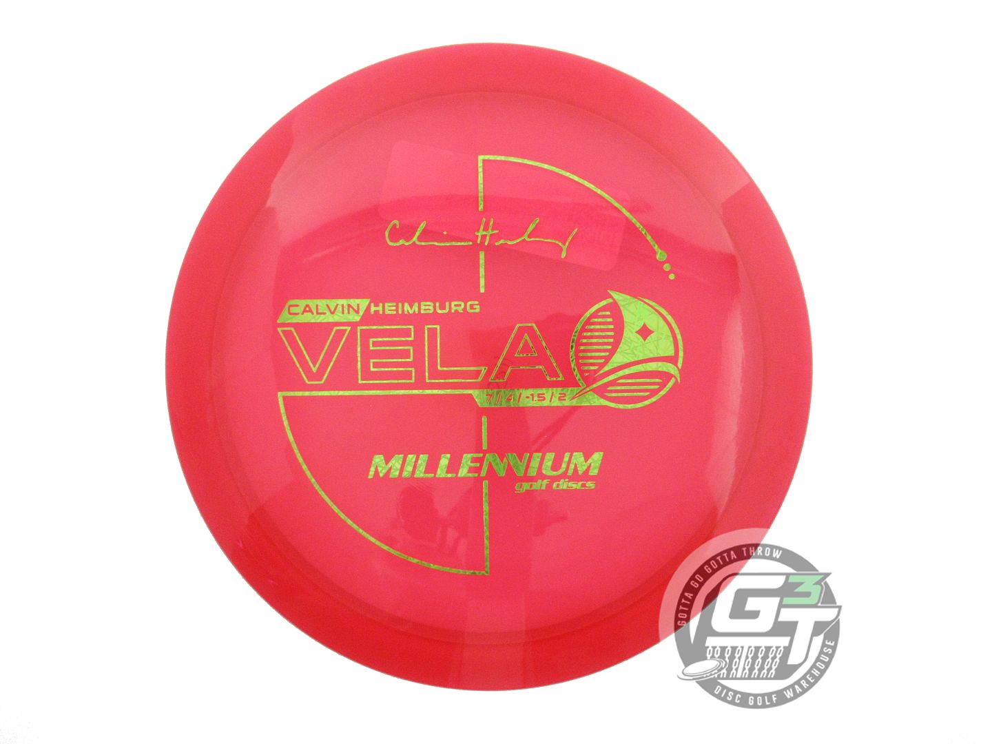 Millennium Calvin Heimburg Signature Flat Top Quantum Vela Fairway Driver Golf Disc (Individually Listed)