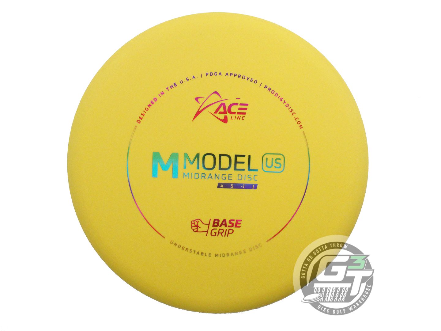 Prodigy Ace Line Base Grip M Model US Golf Disc (Individually Listed)