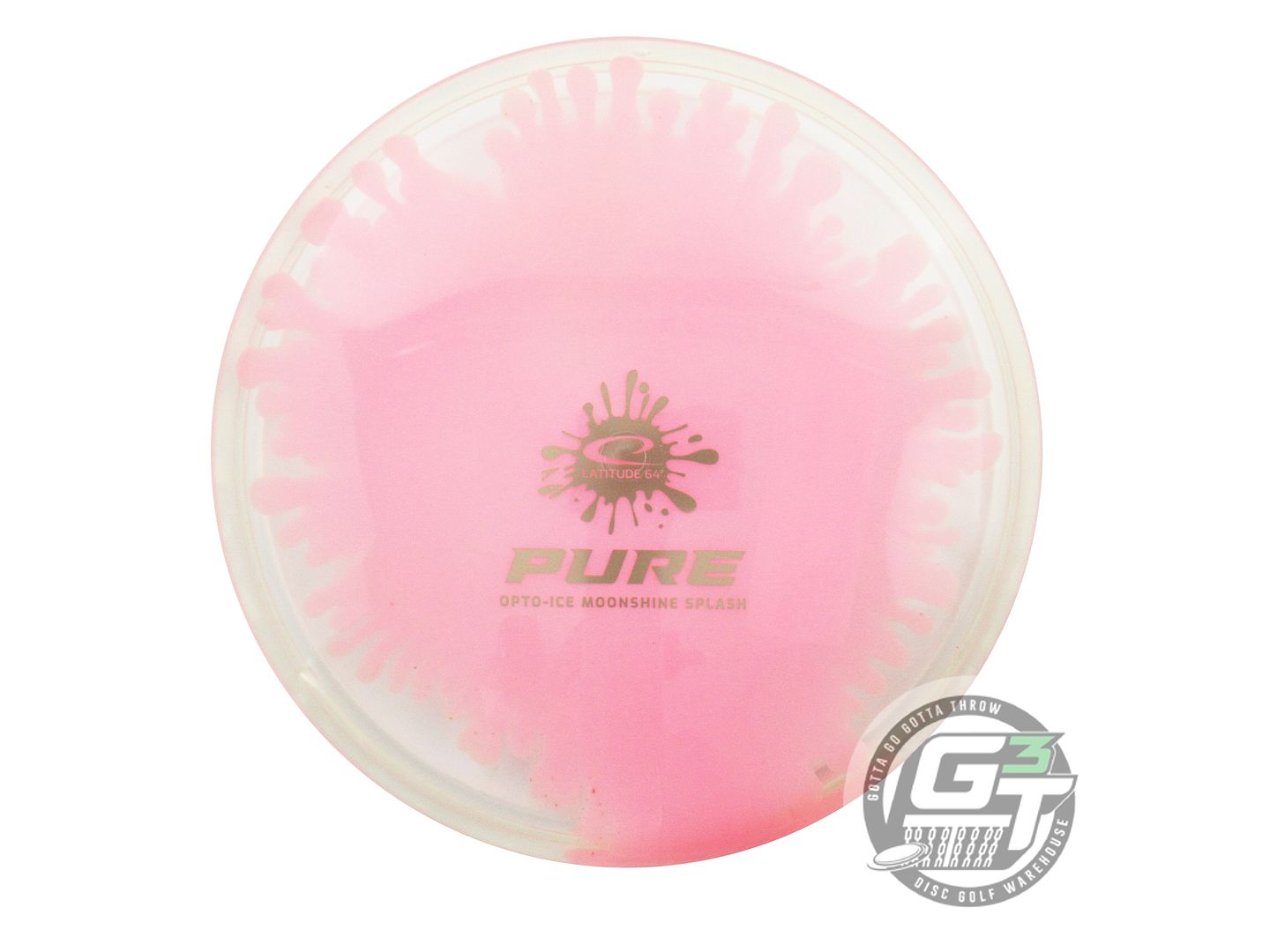 Latitude 64 Moonshine Glow Opto Ice Splash Pure Putter Golf Disc (Individually Listed)