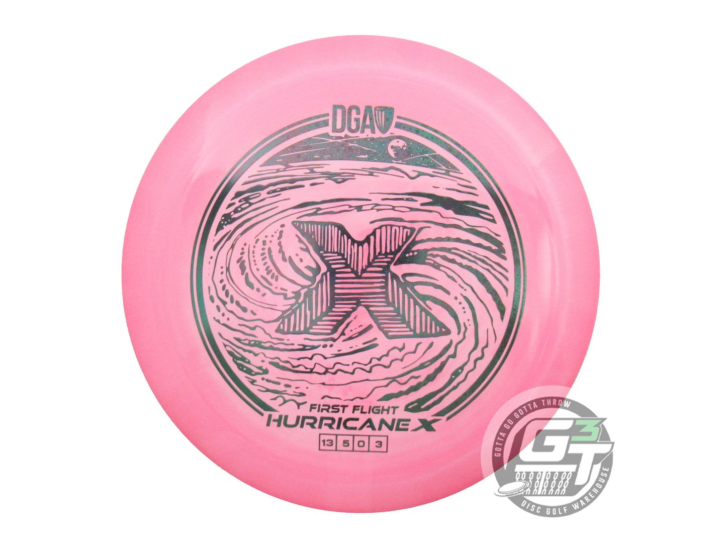 DGA First Run LE Swirl Hurricane X Distance Driver Golf Disc (Individually Listed)