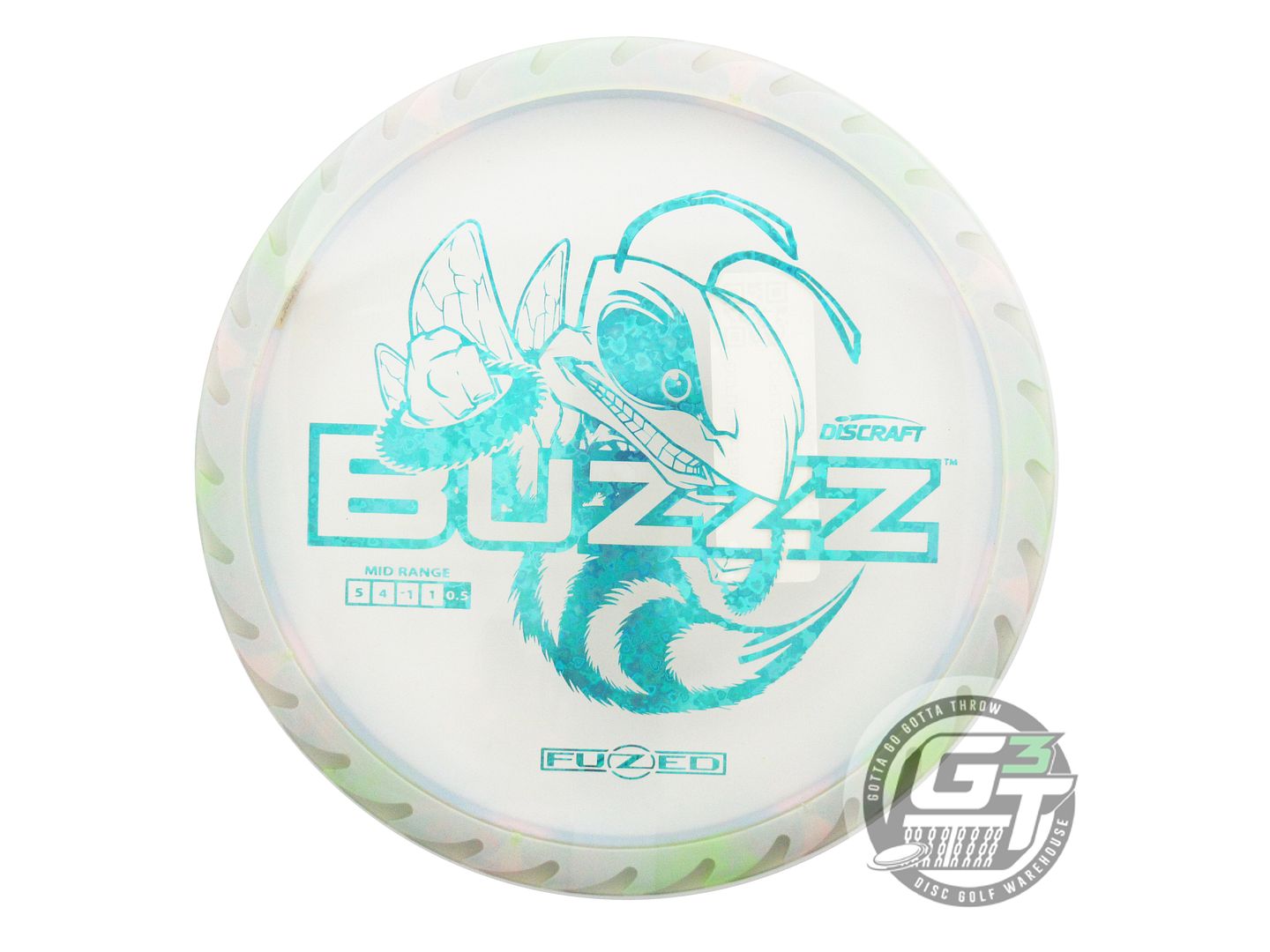 Discraft Fuzed Line Buzzz w/ Saw Pattern Midrange Golf Disc (Individually Listed)