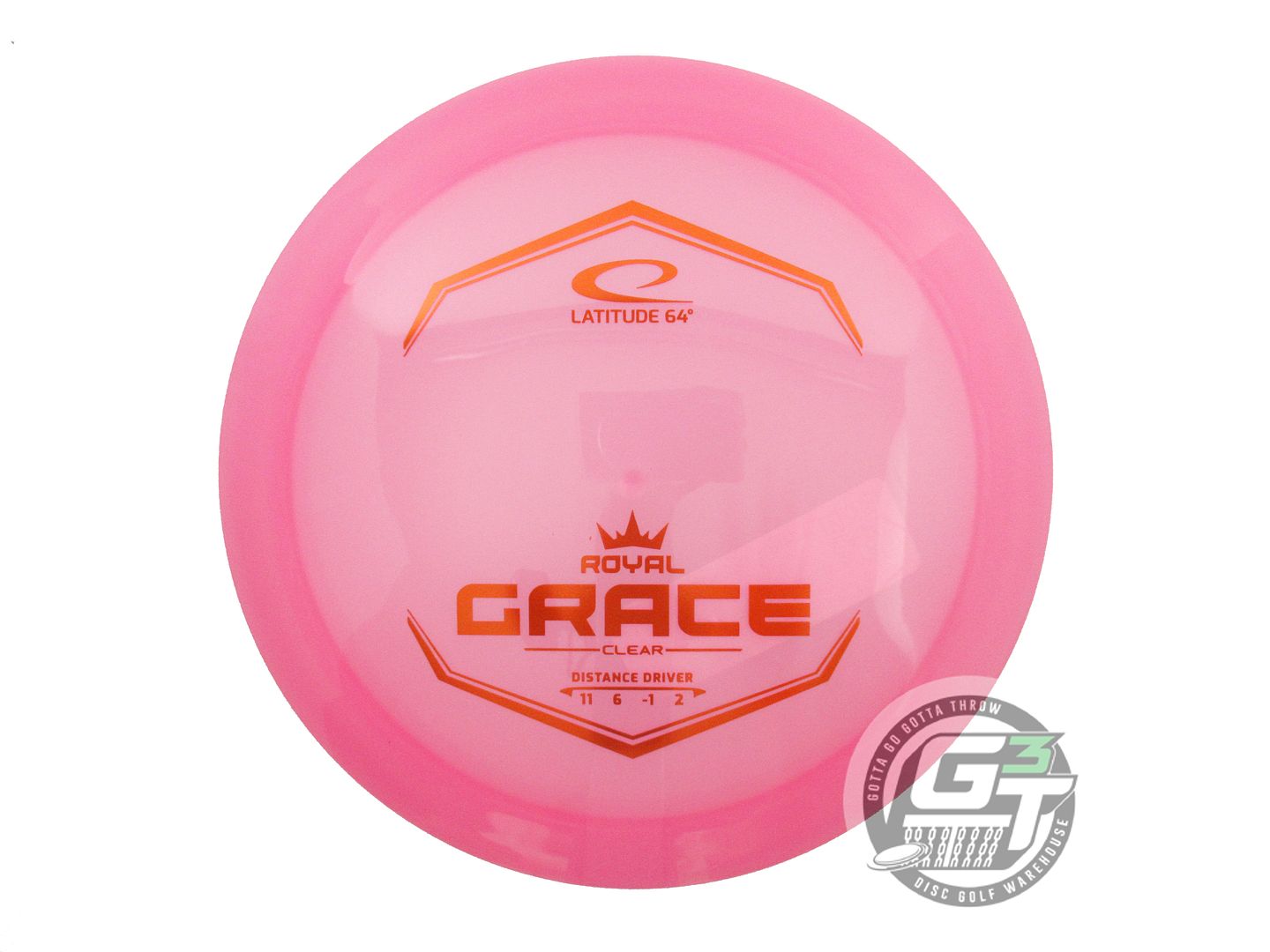 Latitude 64 Royal Clear Grace Distance Driver Golf Disc (Individually Listed)