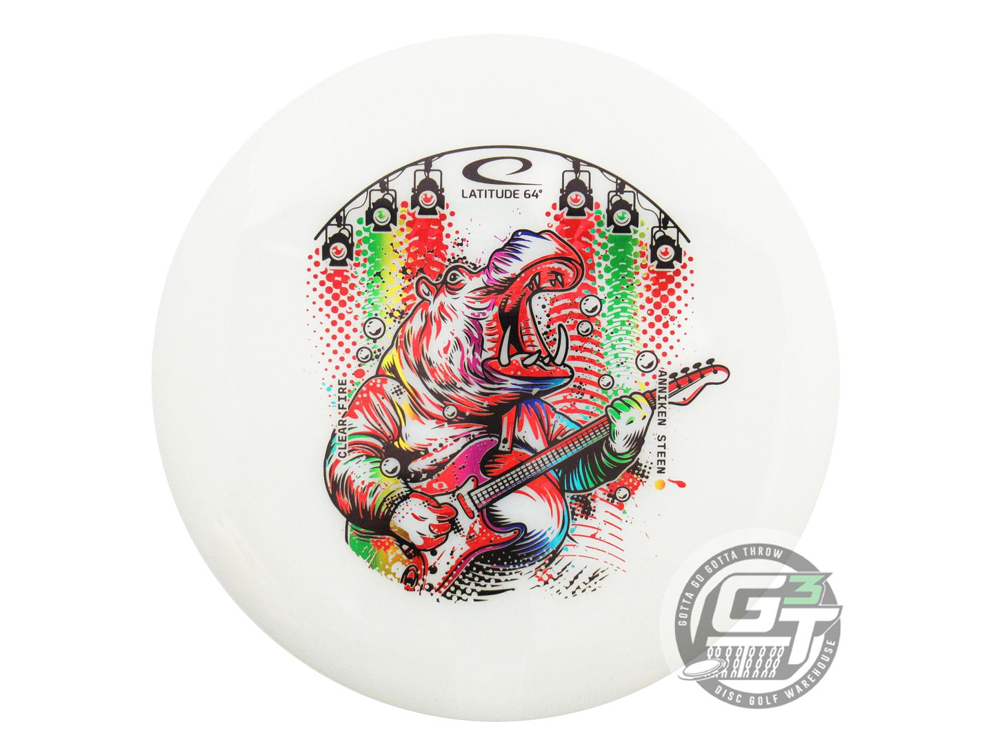 Latitude 64 Limited Edition 2026 Team Series Anniken Steen Royal Clear Sparkle Fire Midrange Golf Disc (Individually Listed)