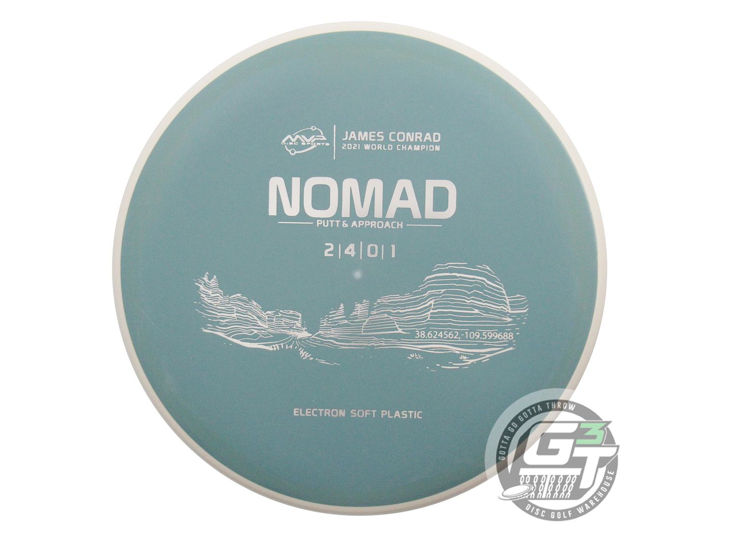 MVP Electron Soft Nomad [James Conrad 1X] Putter Golf Disc (Individually Listed)