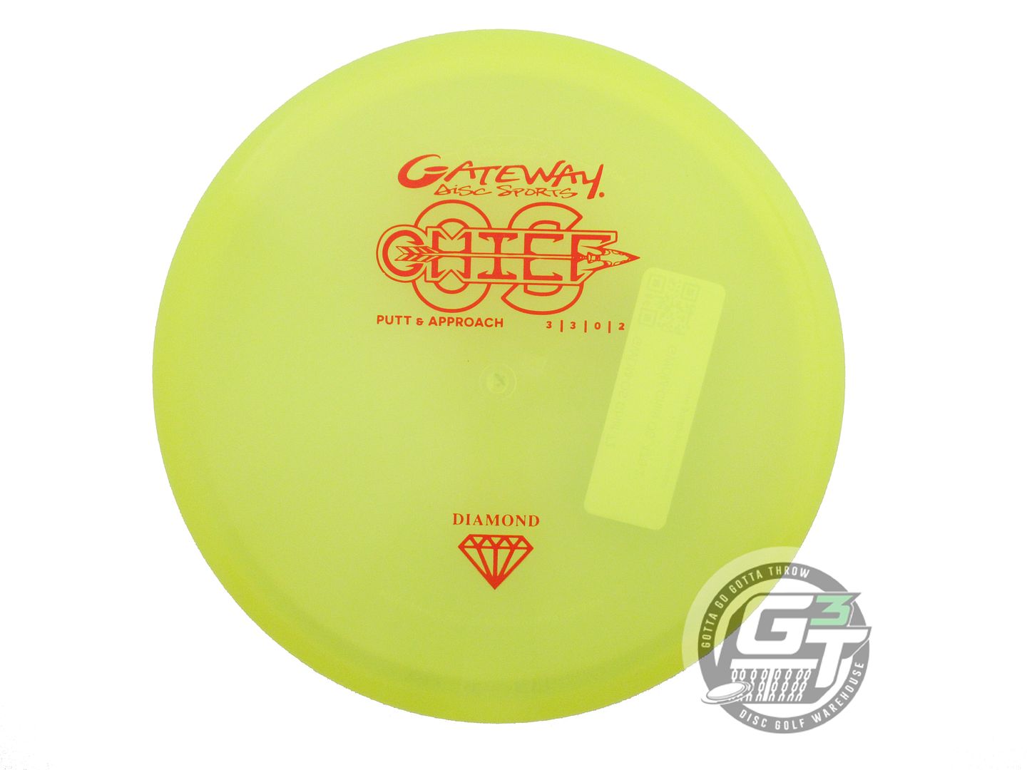 Gateway Diamond Chief OS Putter Golf Disc (Individually Listed)