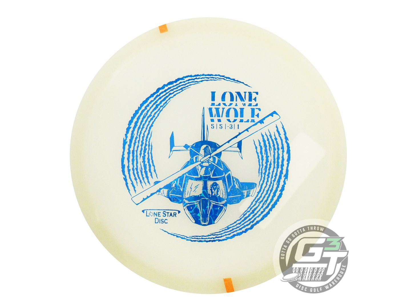 Lone Star Artist Series Glow Lone Wolf Midrange Golf Disc (Individually Listed)