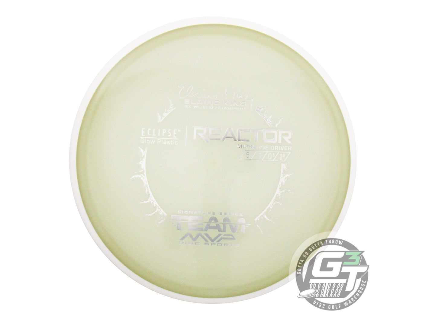 MVP Eclipse 2.0 Glow Proton Reactor [Elaine King 5X] Midrange Golf Disc (Individually Listed)