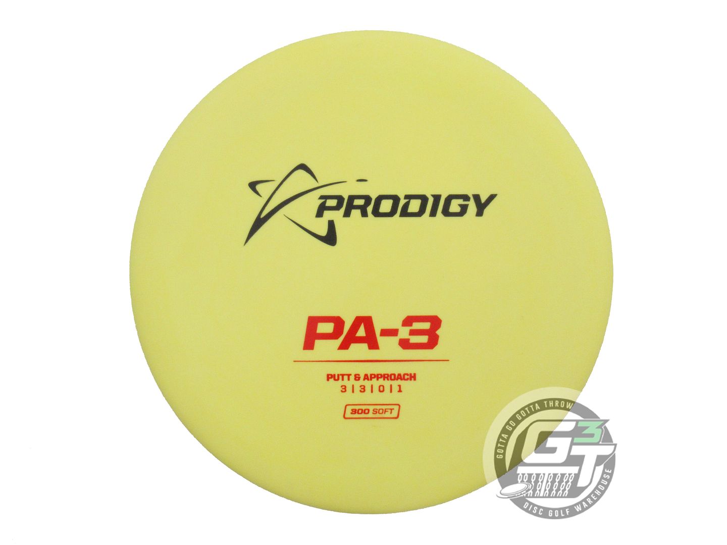 Prodigy 300 Soft Series PA3 Putter Golf Disc (Individually Listed)