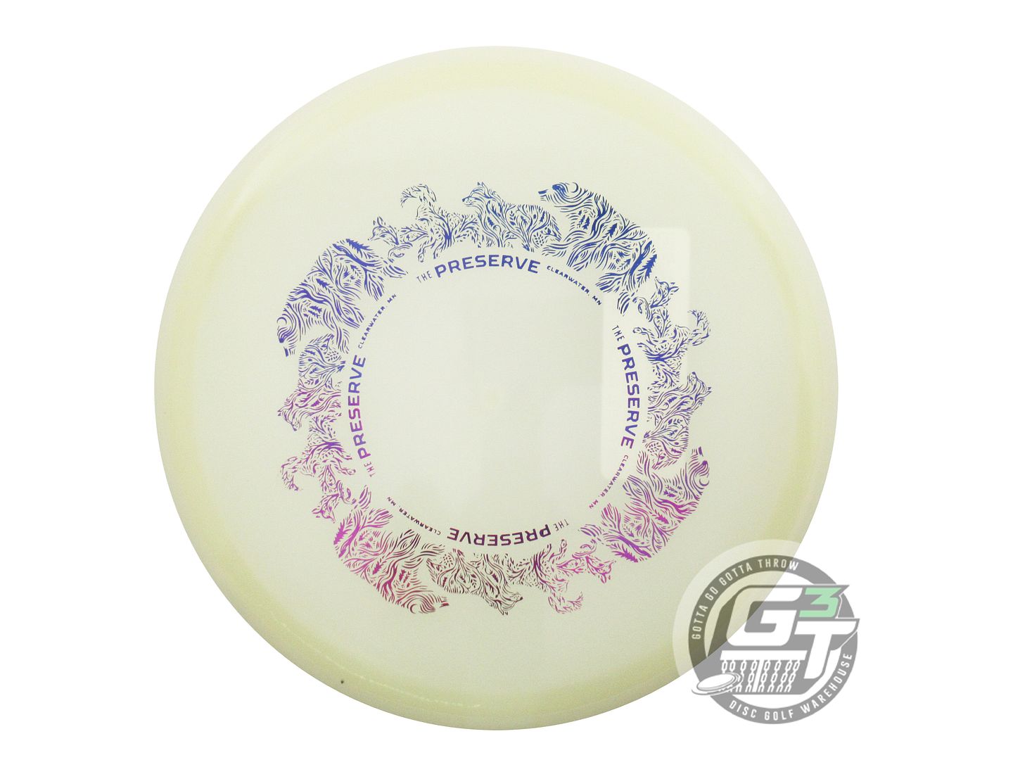 Axiom Limited Edition The Preserve Tribal Stamp Total Eclipse Glow Proton Hex Midrange Golf Disc (Individually Listed)