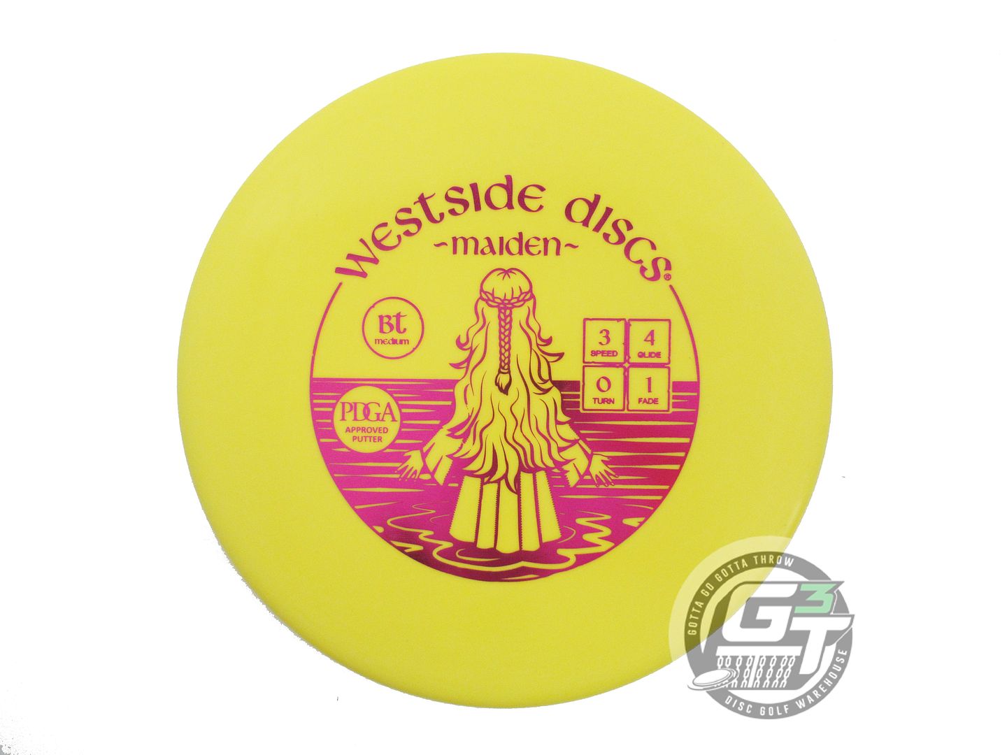 Westside BT Medium Maiden Putter Golf Disc (Individually Listed)