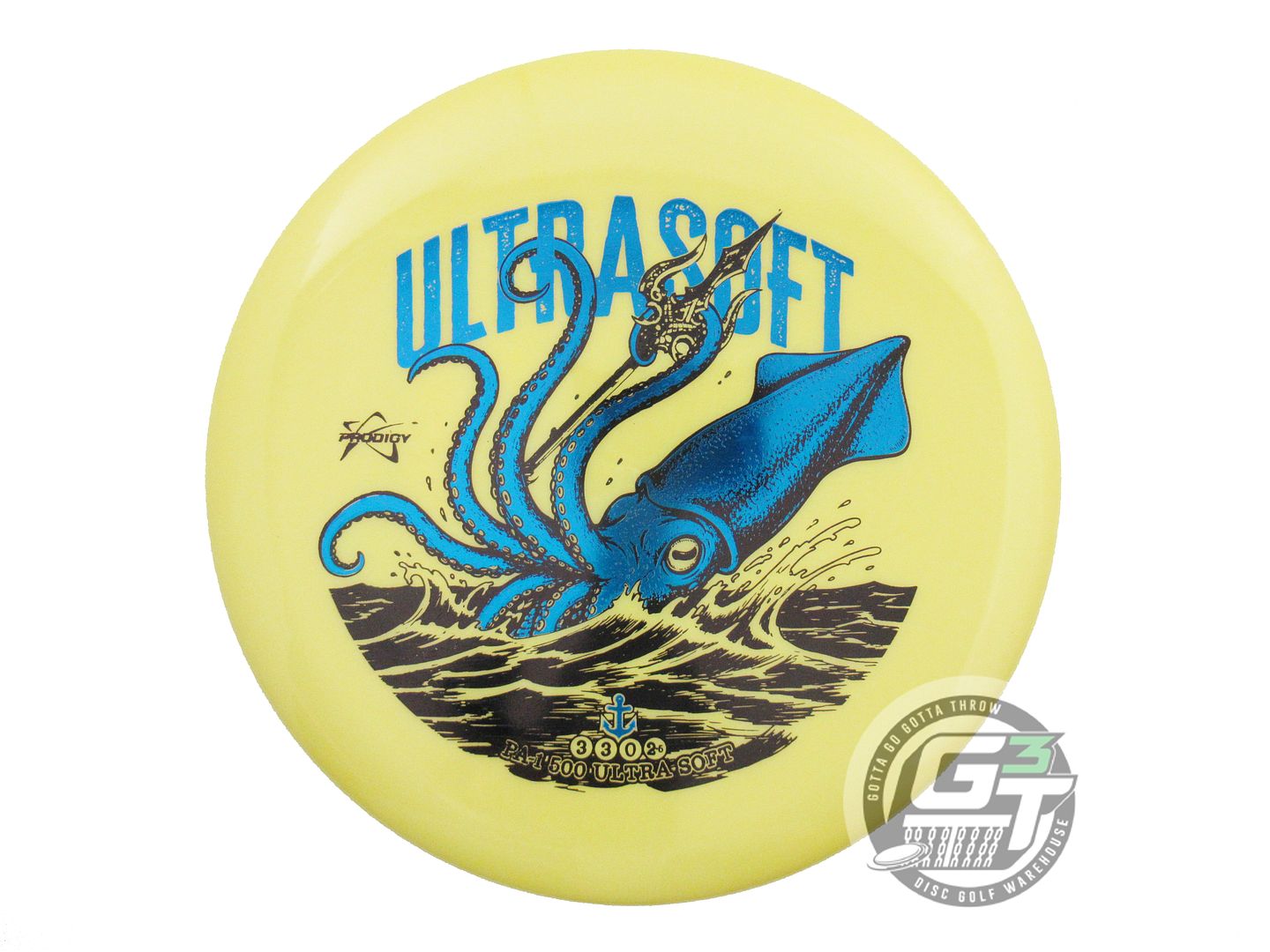 Prodigy Limited Edition Tidal Tyrant Stamp 500 Ultra Soft PA-1 Putter Golf Disc (Individually Listed)