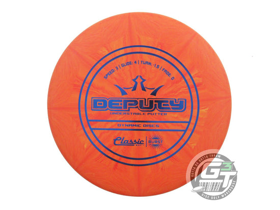 Dynamic Discs Classic Soft Burst Deputy Putter Golf Disc (Individually Listed)