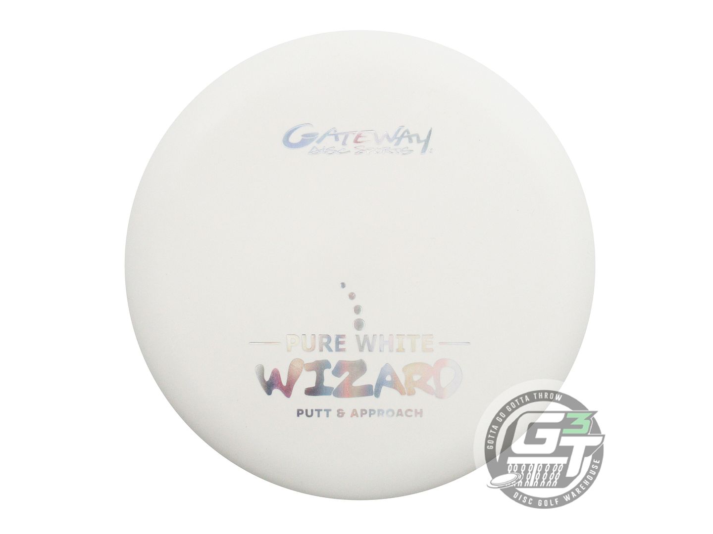 Gateway Pure White Wizard Putter Golf Disc (Individually Listed)