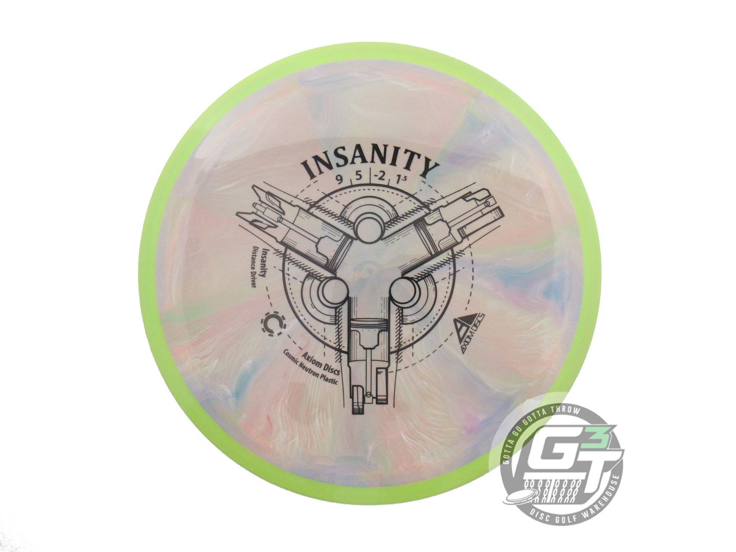 Axiom Cosmic Neutron Insanity Distance Driver Golf Disc (Individually Listed)