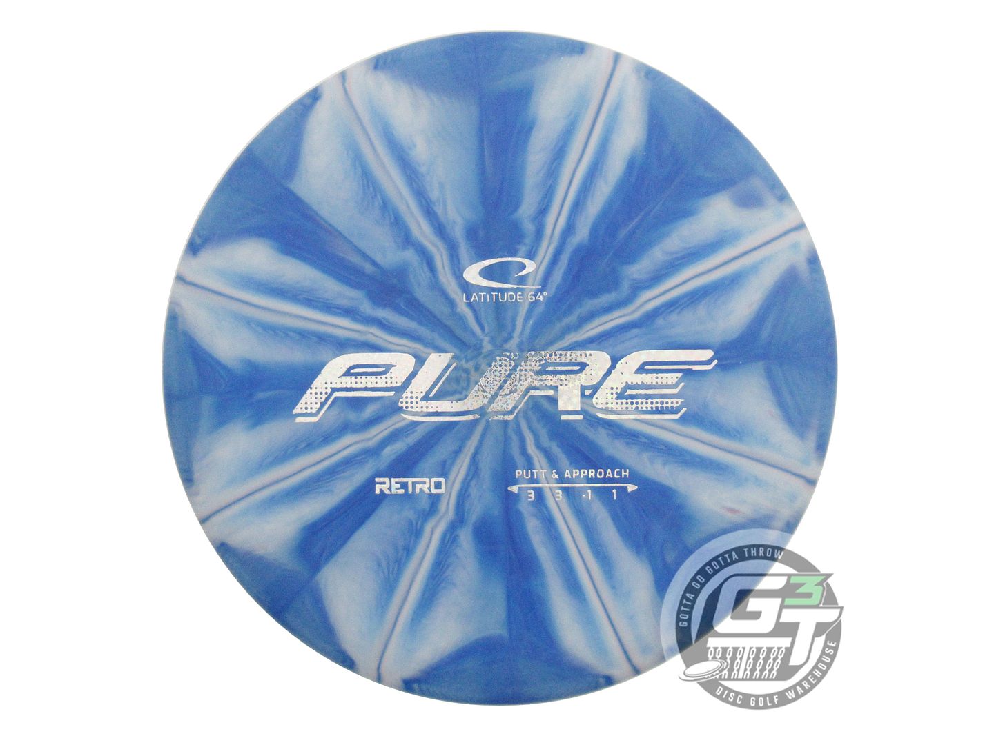 Latitude 64 Retro Burst Pure Putter Golf Disc (Individually Listed)