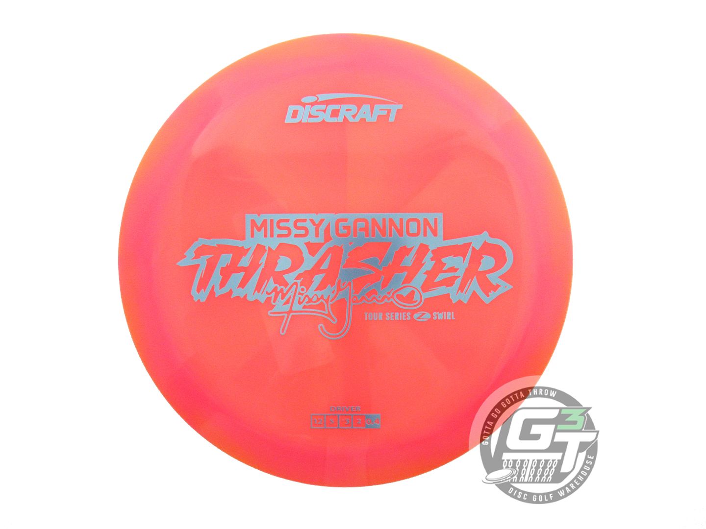 Discraft Limited Edition 2025 Tour Series Missy Gannon Swirl Elite Z Thrasher Distance Driver Golf Disc (Individually Listed)