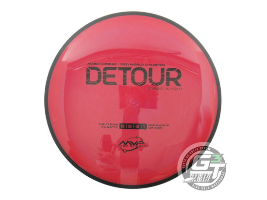 MVP Neutron Detour [James Conrad 1X] Midrange Golf Disc (Individually Listed)