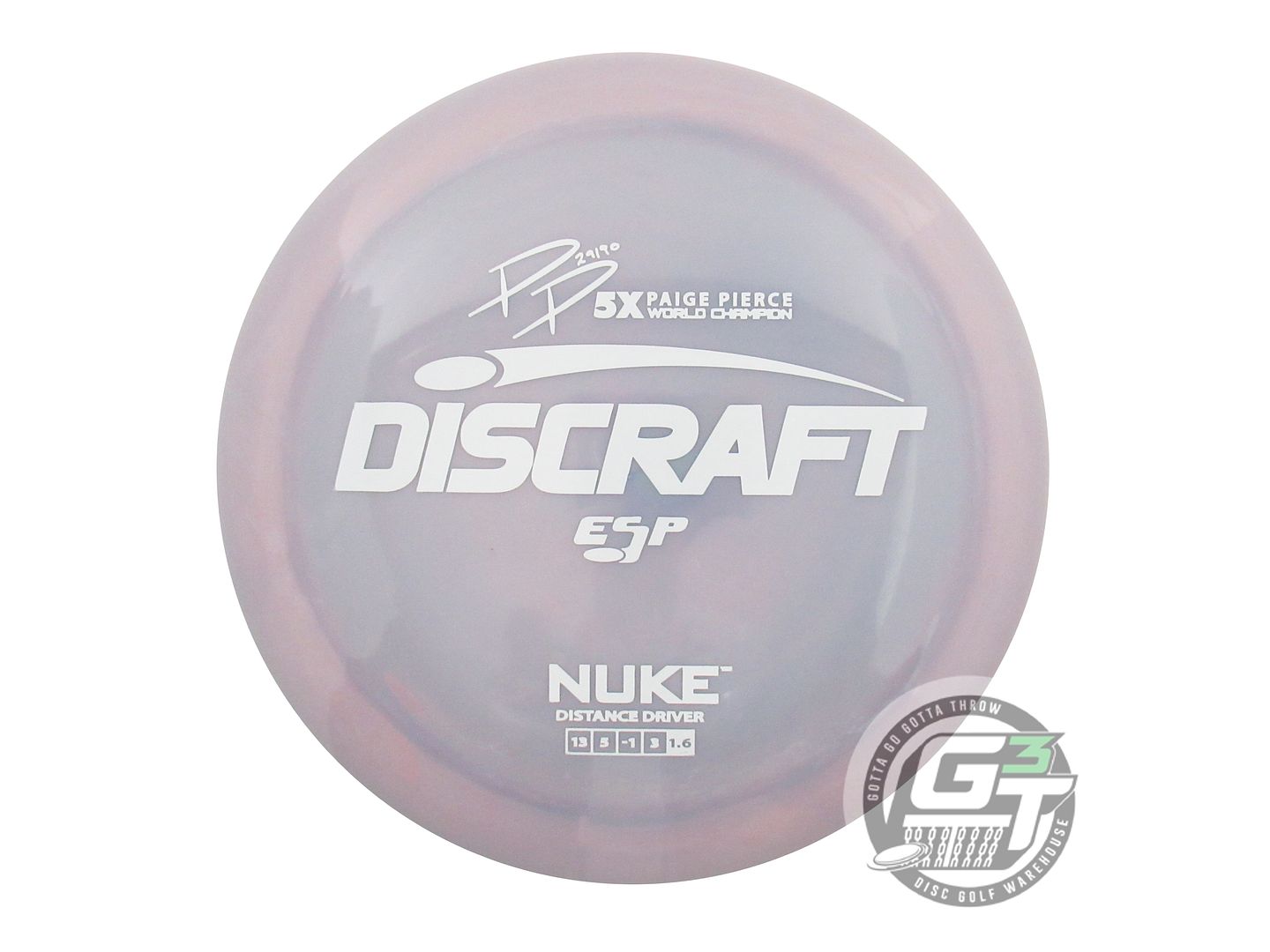 Discraft ESP Nuke [Paige Pierce 5X] Distance Driver Golf Disc (Individually Listed)