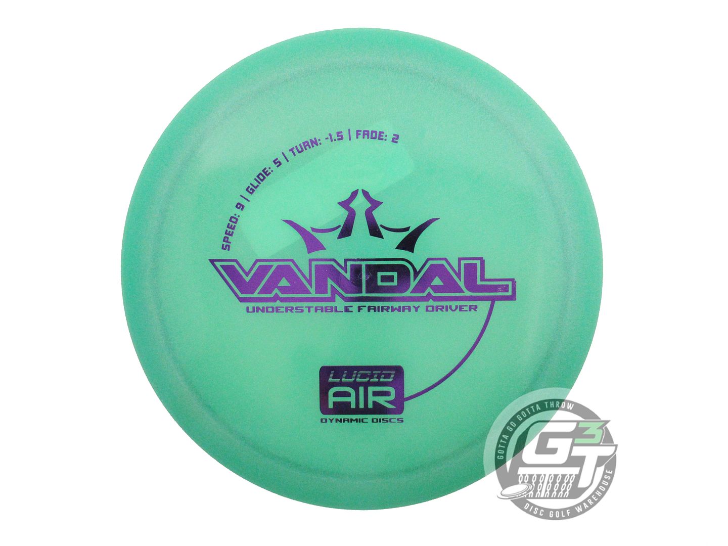 Dynamic Discs Lucid AIR Vandal Fairway Driver Golf Disc (Individually Listed)