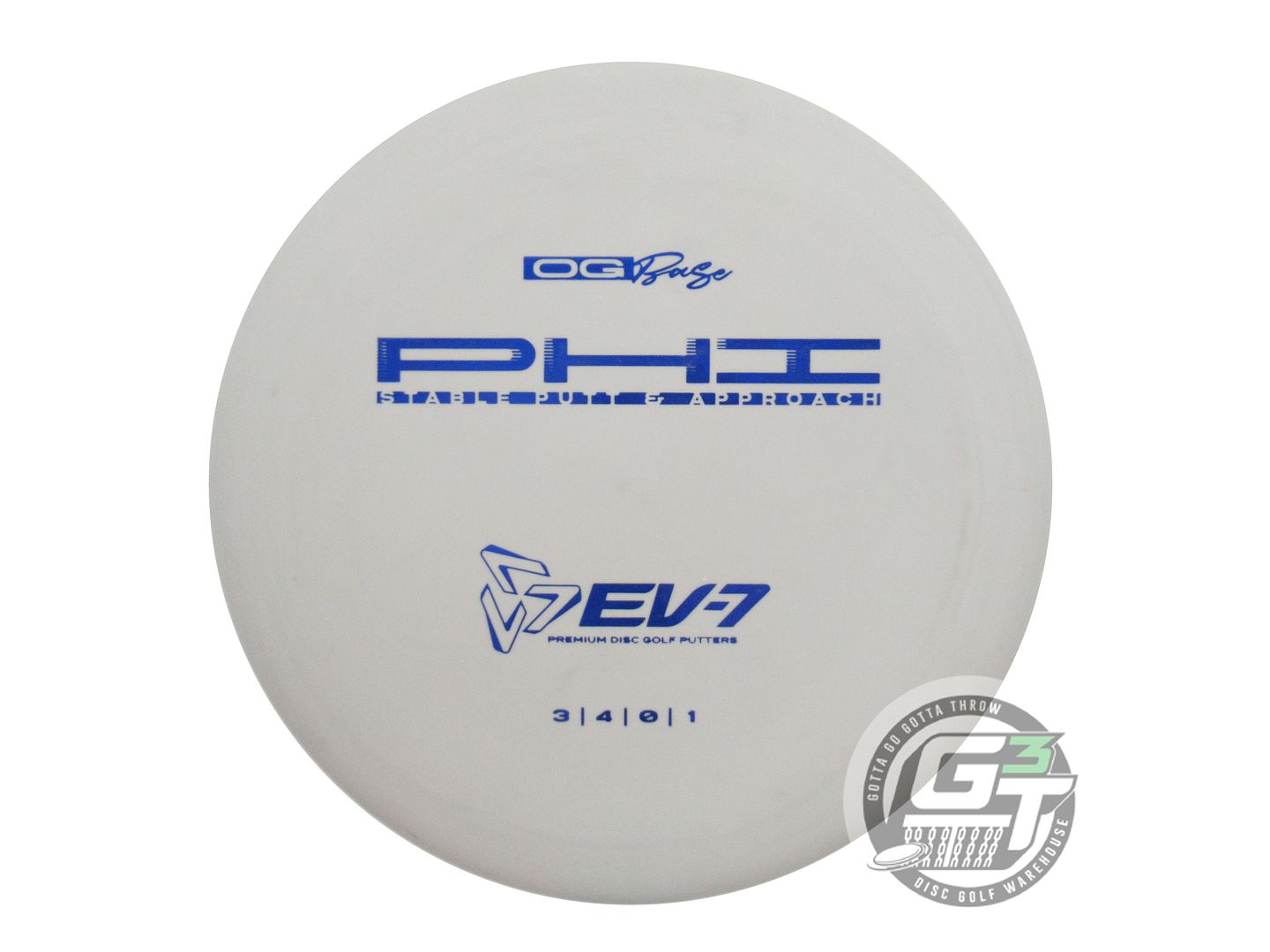 EV-7 OG Base Phi Putter Golf Disc (Individually Listed)