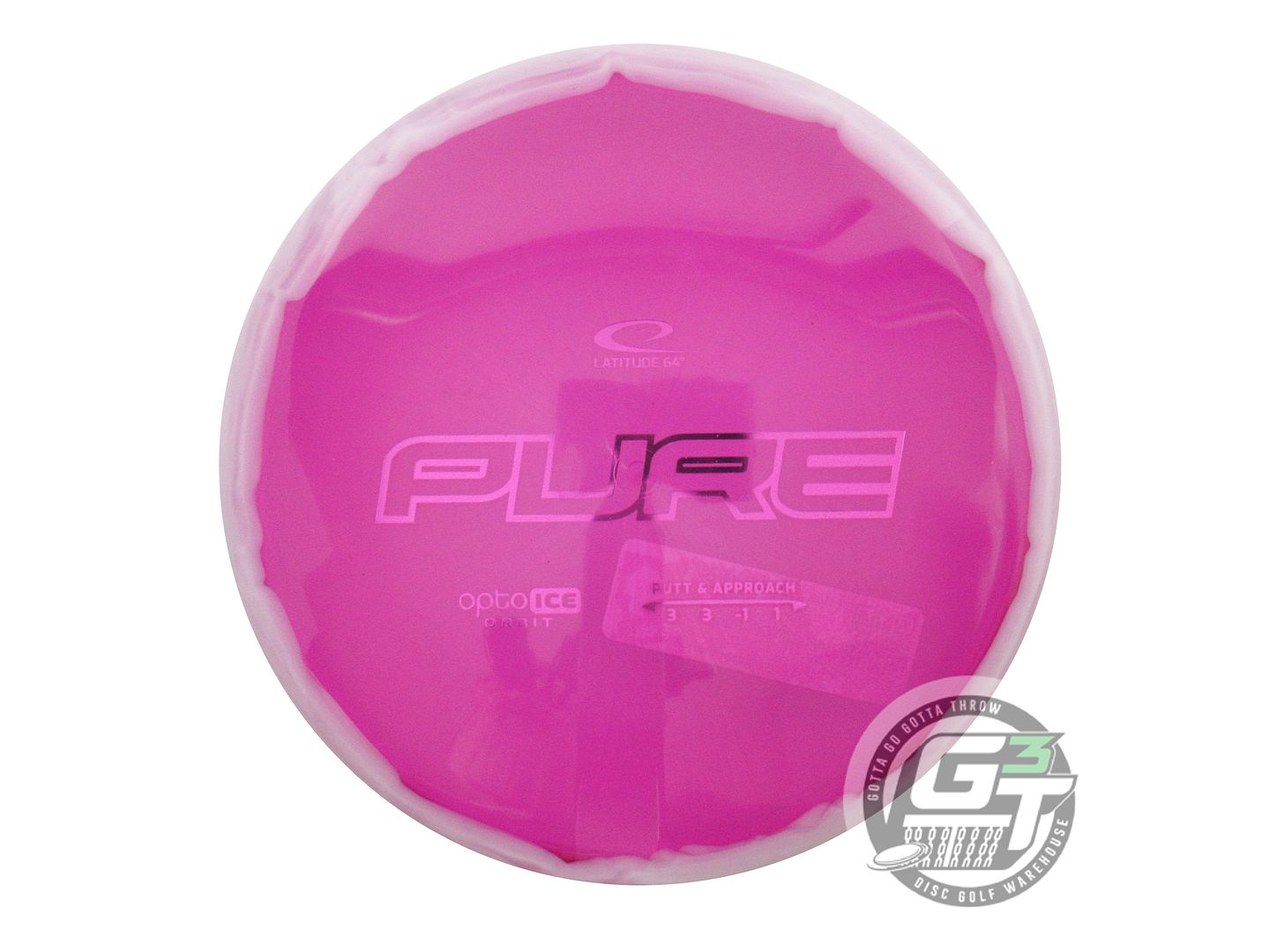 Latitude 64 Opto Ice Orbit Pure Putter Golf Disc (Individually Listed)