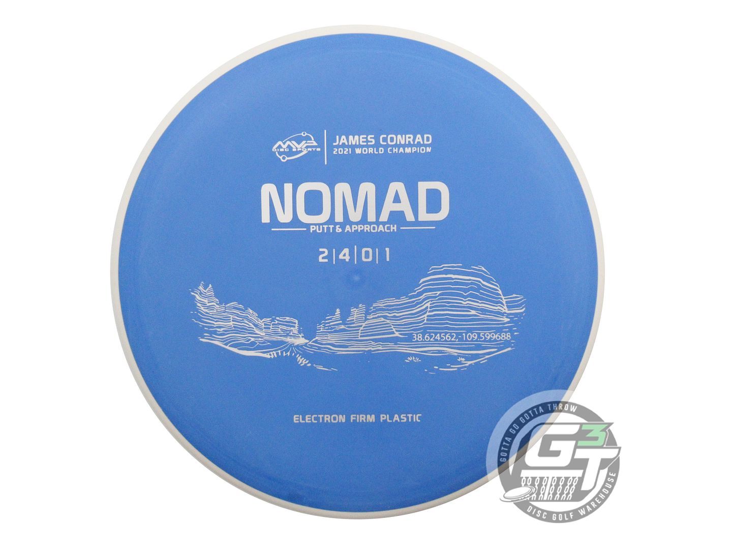 MVP Electron Firm Nomad [James Conrad 1X] Putter Golf Disc (Individually Listed)