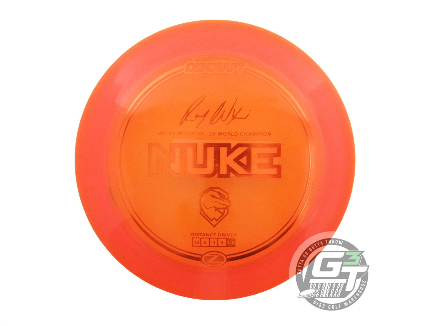 Discraft Elite Z Nuke [Ricky Wysocki 2X] Distance Driver Golf Disc (Individually Listed)