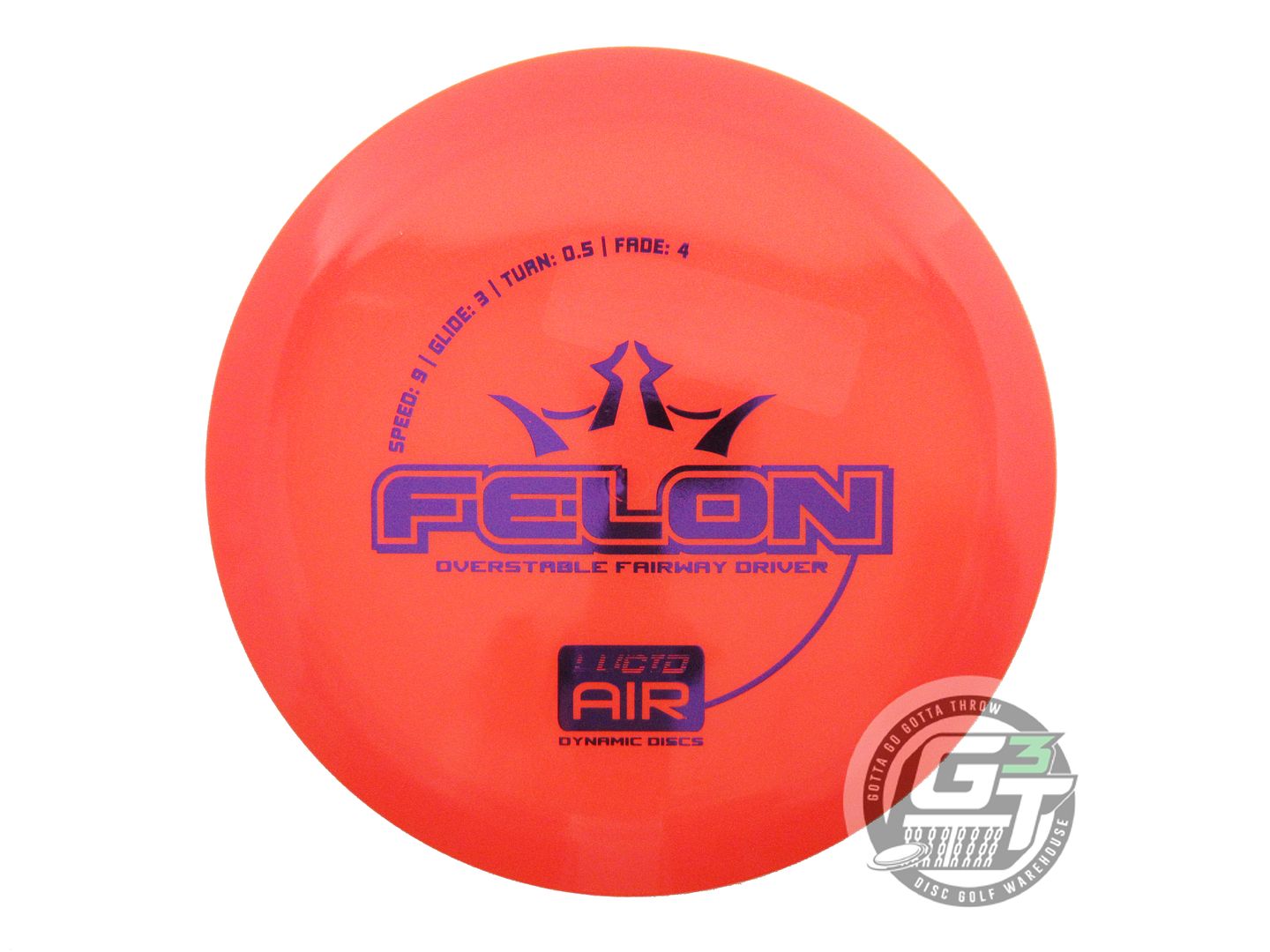 Dynamic Discs Lucid AIR Felon Fairway Driver Golf Disc (Individually Listed)