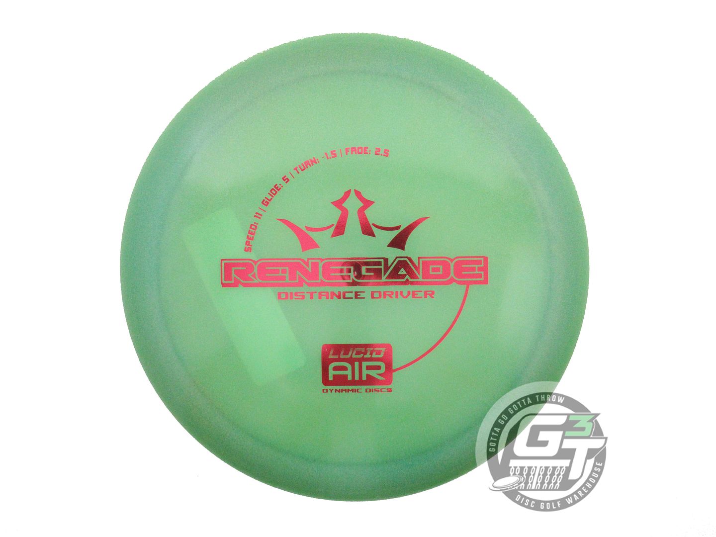 Dynamic Discs Lucid AIR Renegade Distance Driver Golf Disc (Individually Listed)