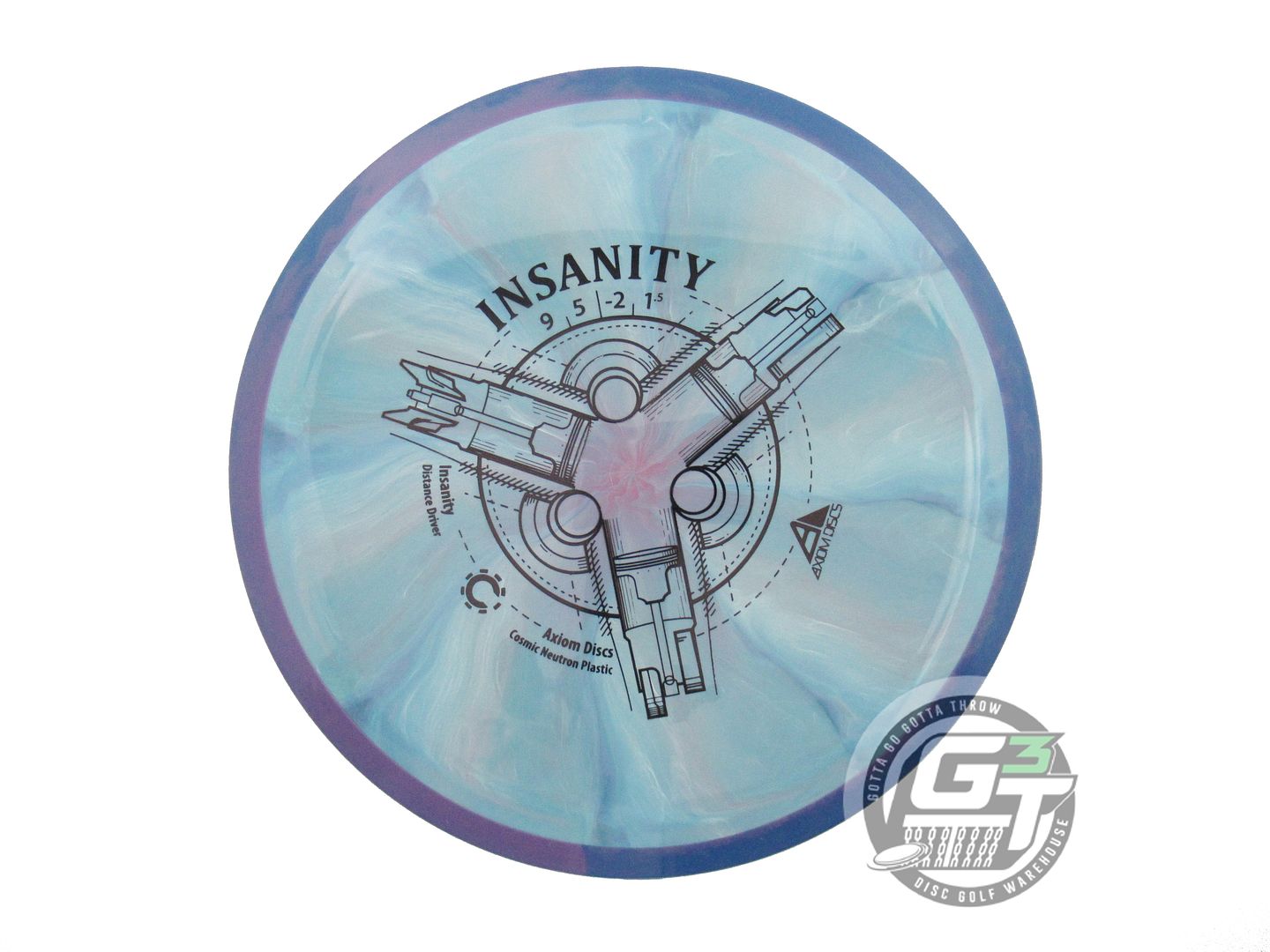 Axiom Cosmic Neutron Insanity Distance Driver Golf Disc (Individually Listed)