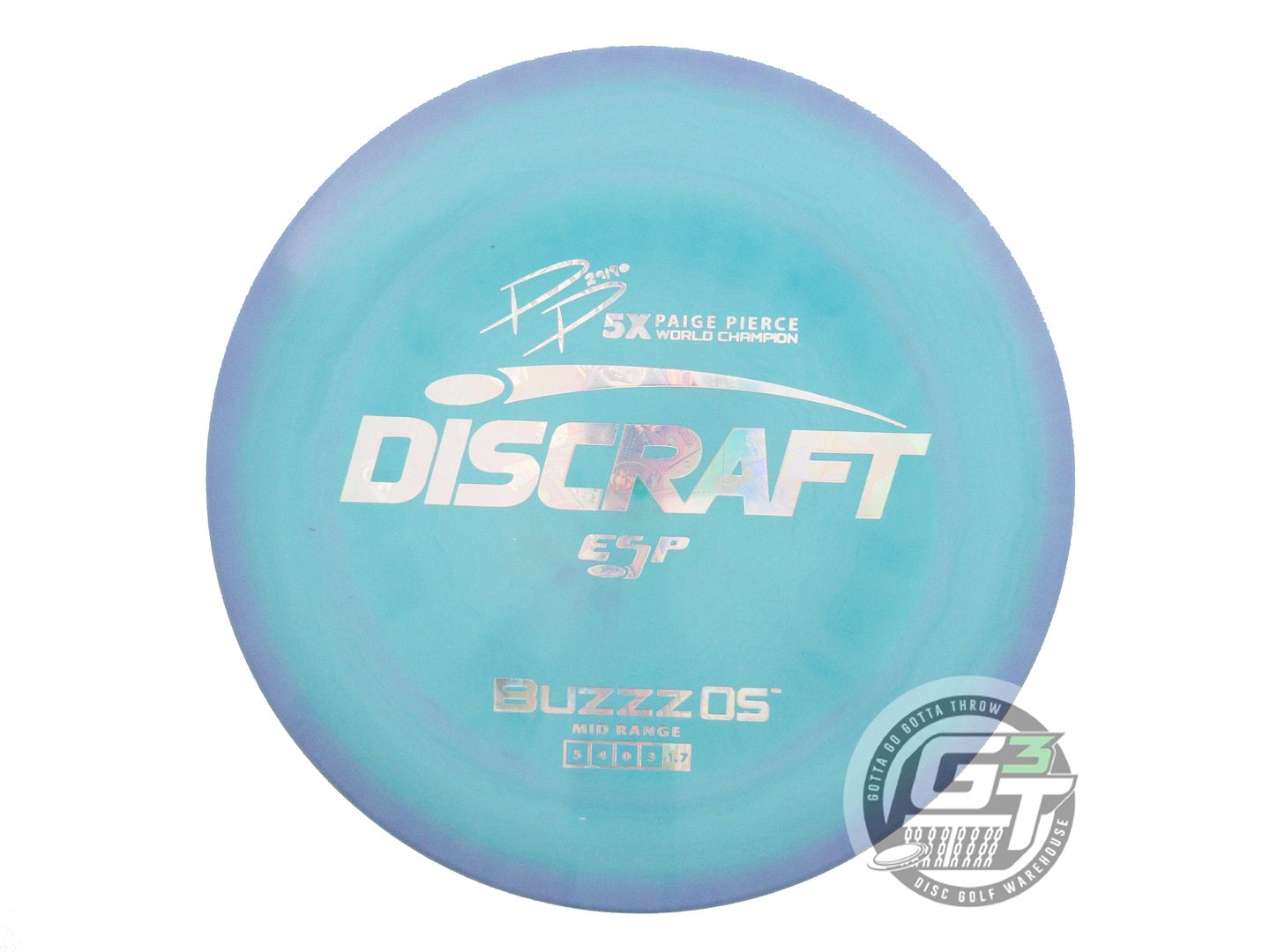 Discraft ESP Buzzz OS [Paige Pierce 5X] Midrange Golf Disc (Individually Listed)