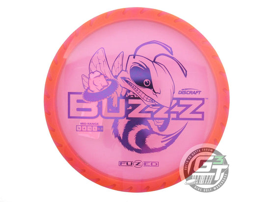 Discraft Fuzed Line Buzzz w/ Saw Pattern Midrange Golf Disc (Individually Listed)
