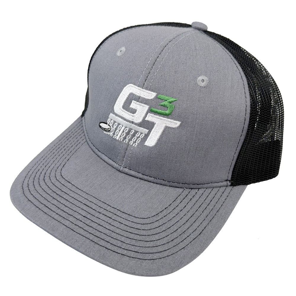 Gotta Go Gotta Throw G3T Logo Snapback Port Authority Mesh Trucker Disc Golf Hat
