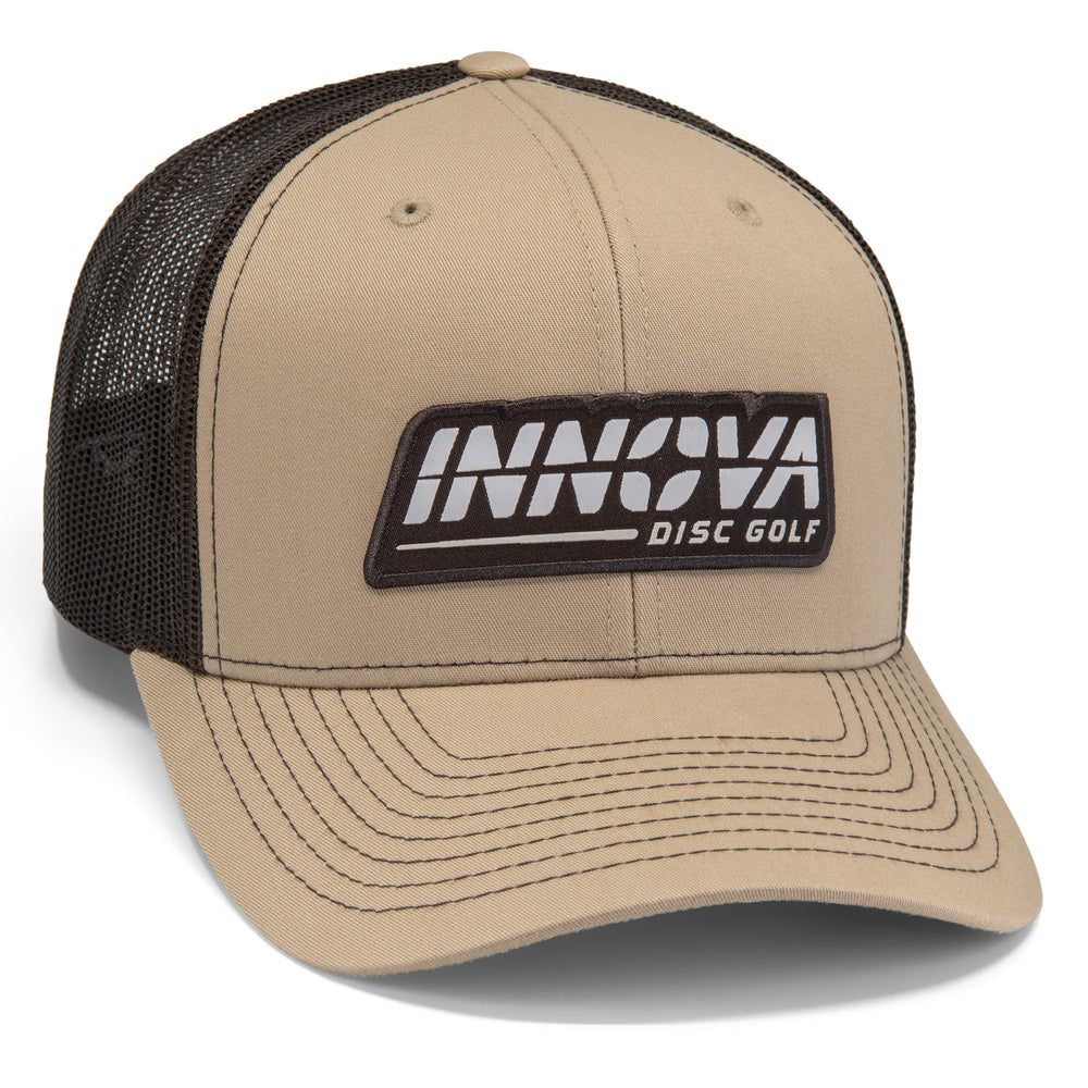 Innova Woven Patch Burst Logo Adjustable Mesh Trucker Disc Golf Hat