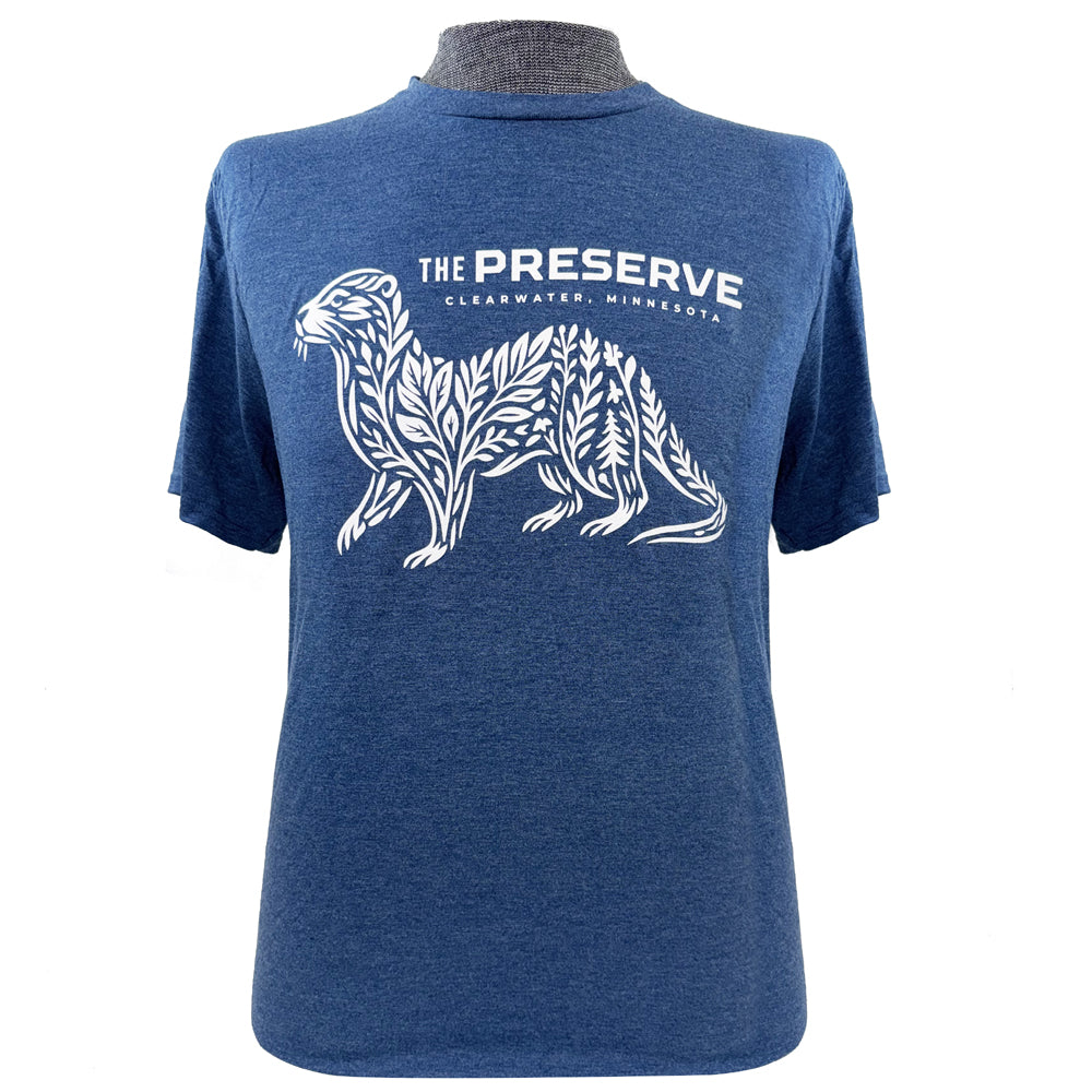 Minnesota Preserve Otter Logo Short Sleeve Disc Golf T-Shirt