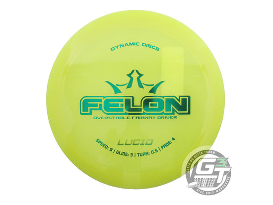 Dynamic Discs Lucid Felon Fairway Driver Golf Disc (Individually Listed)