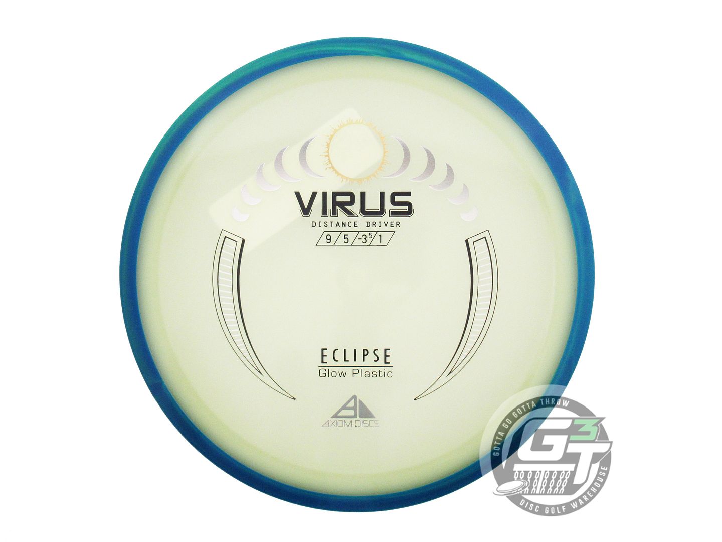 Axiom Eclipse 2.0 Glow Proton Virus Distance Driver Golf Disc (Individually Listed)