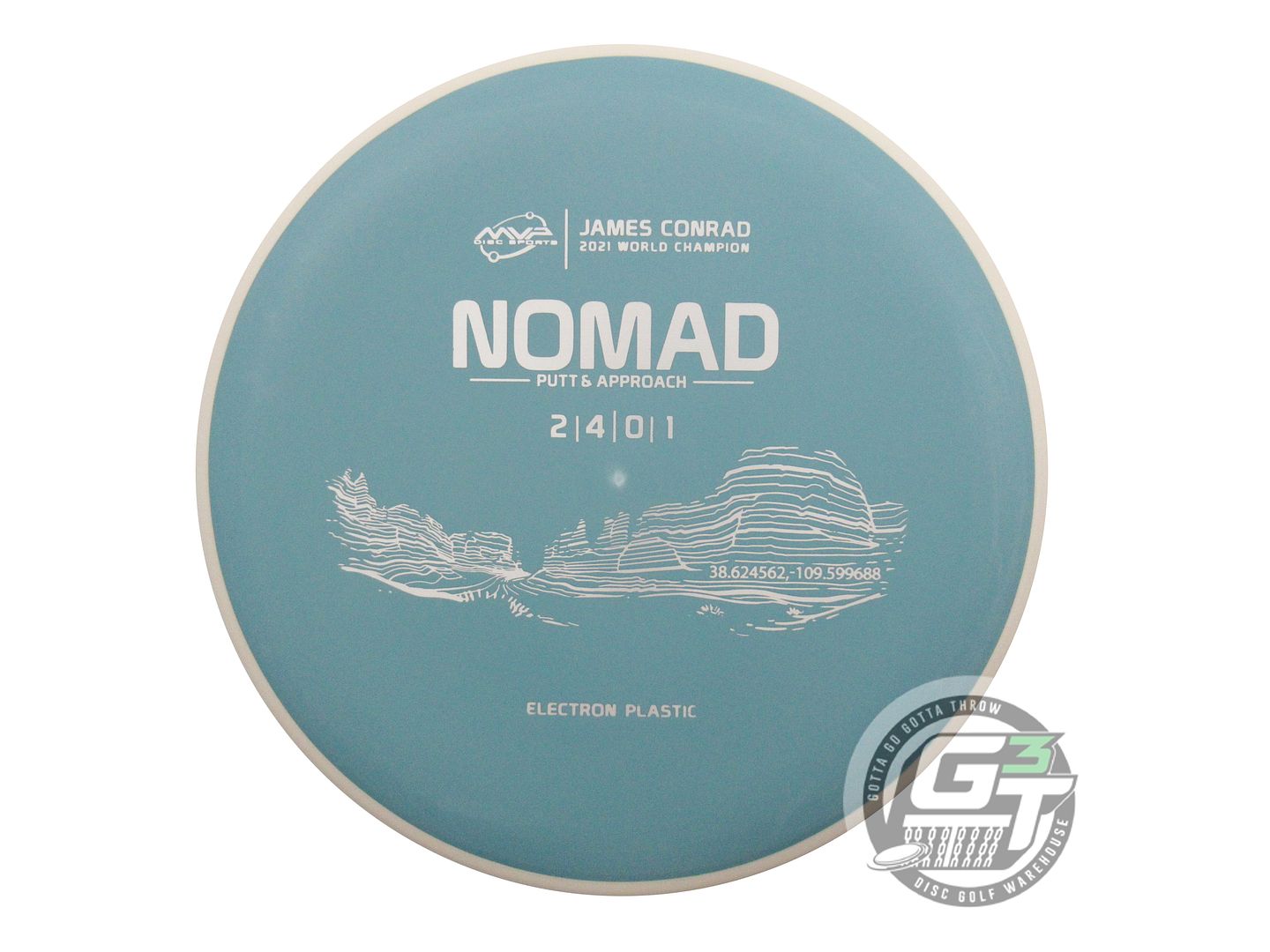 MVP Electron Nomad [James Conrad 1X] Putter Golf Disc (Individually Listed)