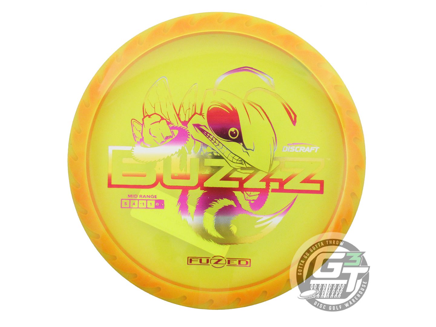 Discraft Fuzed Line Buzzz w/ Saw Pattern Midrange Golf Disc (Individually Listed)