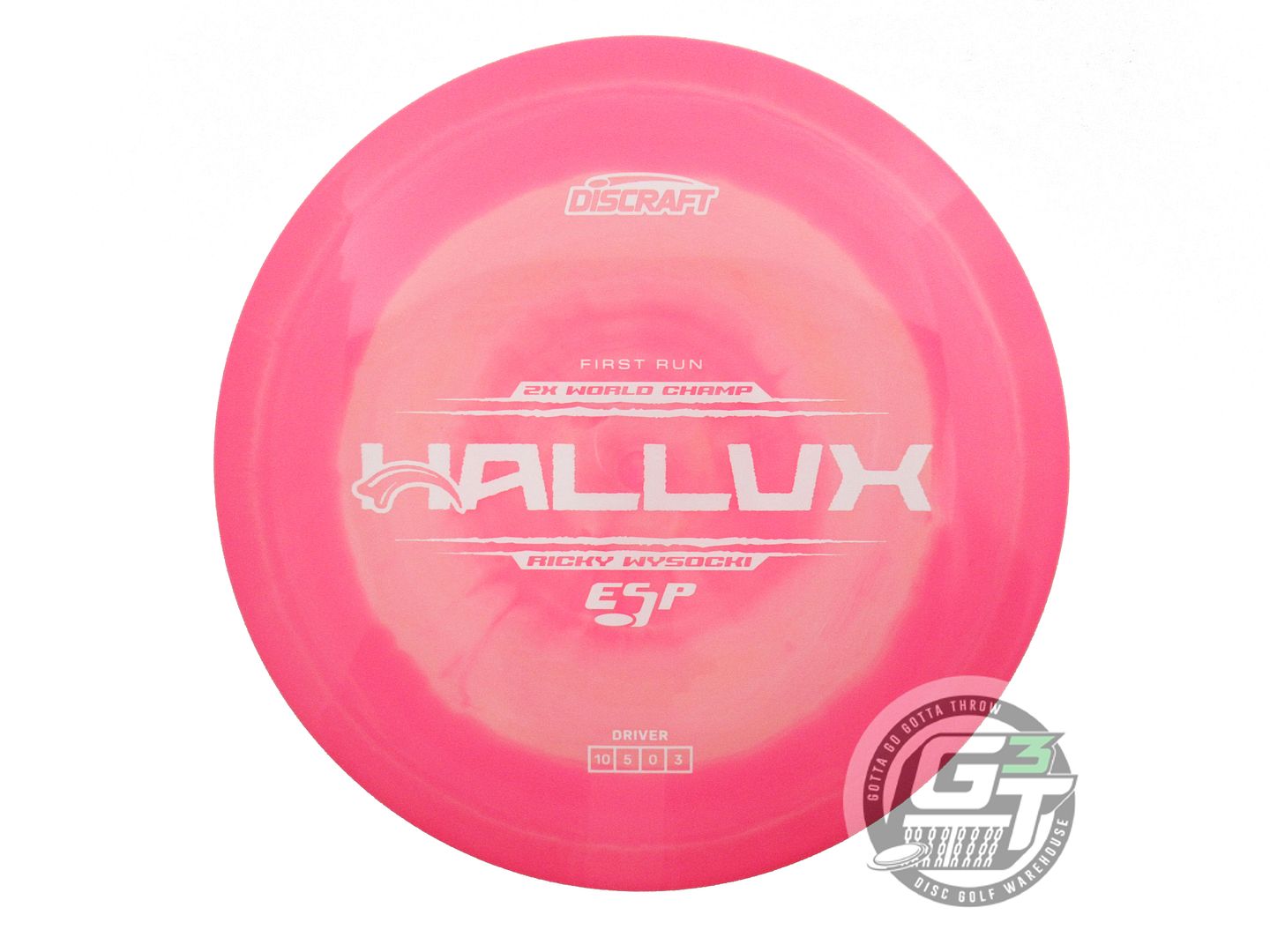 Discraft Limited Edition First Run Ricky Wysocki Signature ESP Hallux Distance Driver Golf Disc (Individually Listed)