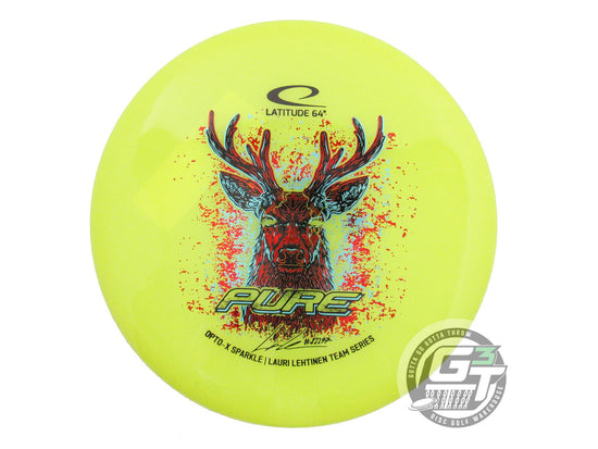 Latitude 64 Limited Edition 2026 Team Series Lauri Lehtinen Opto-X Sparkle Pure Putter Golf Disc (Individually Listed)