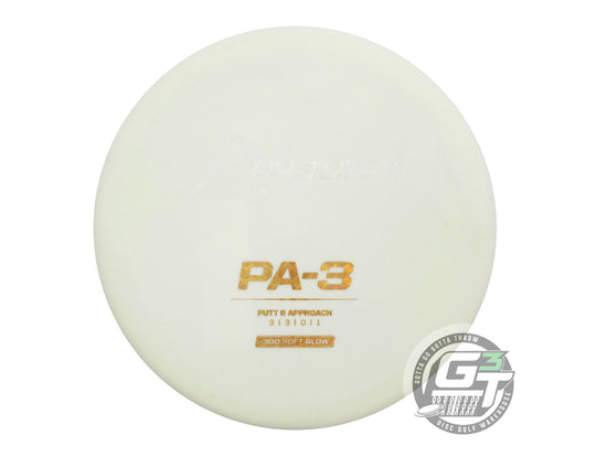 Prodigy 300 Soft Glow Series PA3 Putter Golf Disc (Individually Listed)