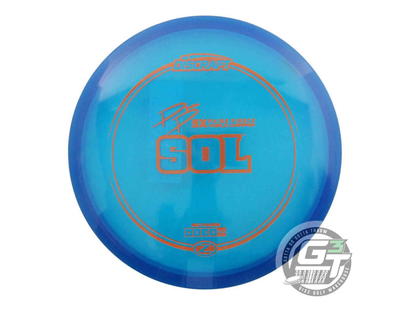 Discraft Elite Z Sol [Paige Pierce 5X] Midrange Golf Disc (Individually Listed)