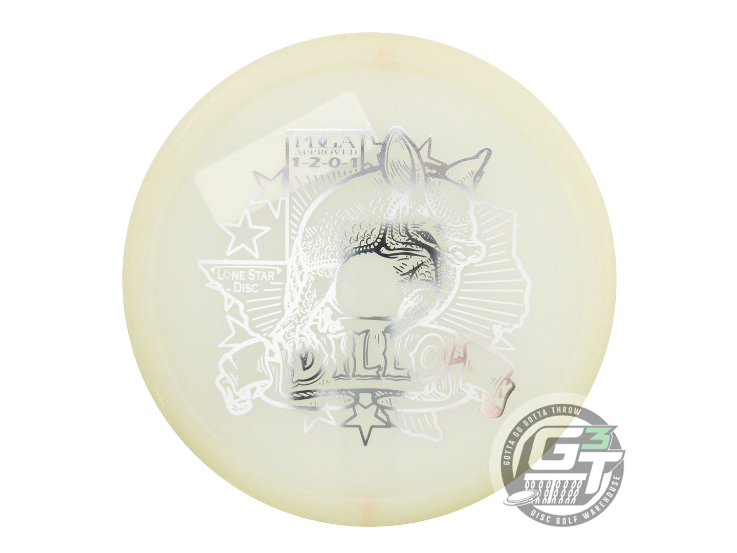 Lone Star Artist Series Glow Armadillo Putter Golf Disc (Individually Listed)