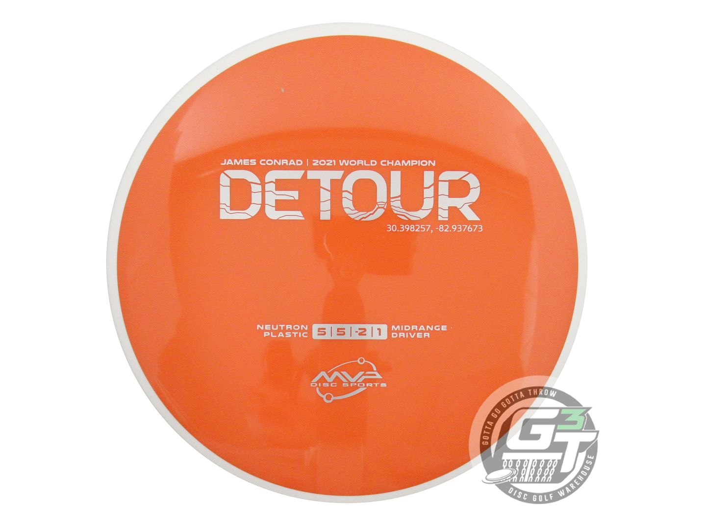 MVP Neutron Detour [James Conrad 1X] Midrange Golf Disc (Individually Listed)