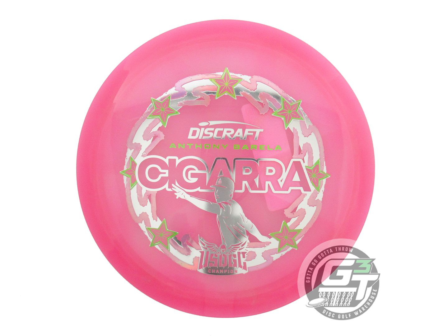 Discraft Limited Edition Victory Edition 2025 USDGC Champion Anthony Barela Swirl Elite Z Cigarra Fairway Driver Golf Disc (Individually Listed)