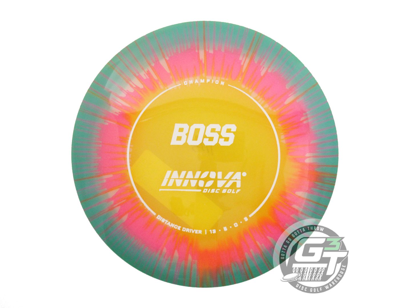 Innova I-Dye Champion Boss Distance Driver Golf Disc (Individually Listed)